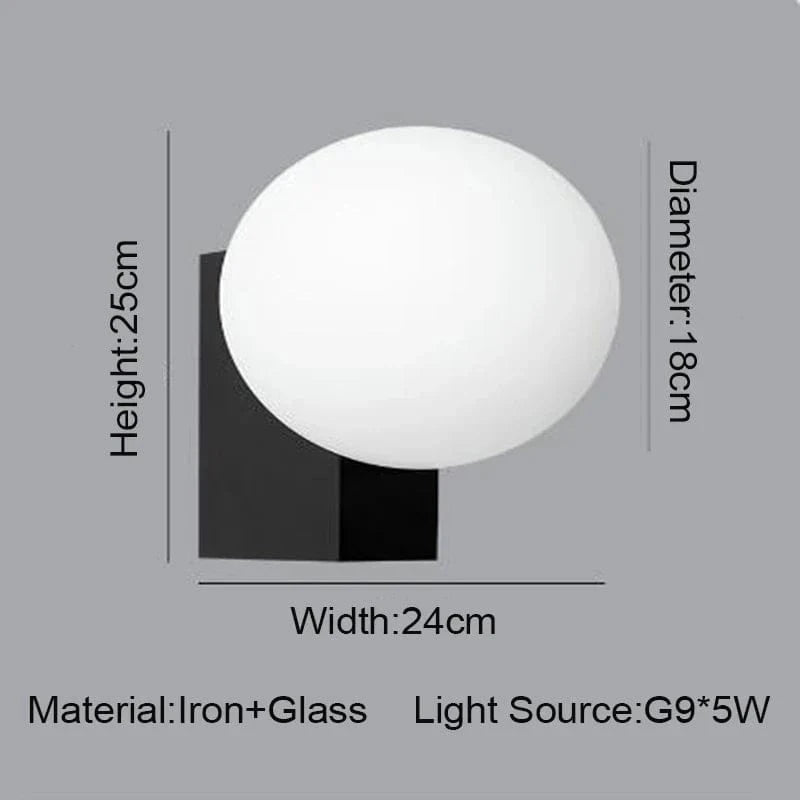 Luminaire LED Rondo Minimaliste | Marco Lucetti Noir / Blanc chaud (2700-3500K)