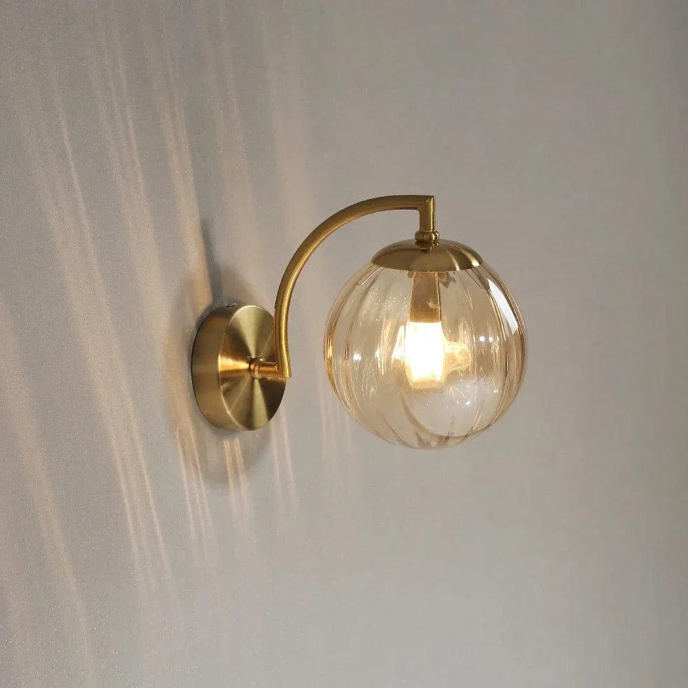 Luminaire LED Verre Moderne | Marco Lucetti Ambre