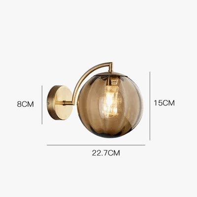 Luminaire LED Verre Moderne | Marco Lucetti Café