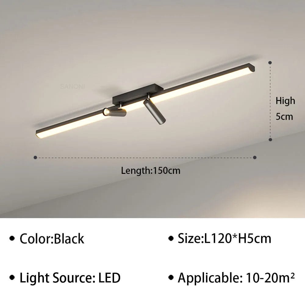 Luminaire moderne à LEDs pour salon salle à manger chambre et cuisine | Marco Lucetti