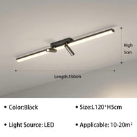 Luminaire moderne à LEDs pour salon salle à manger chambre et cuisine | Marco Lucetti