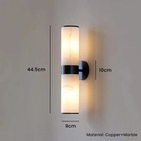 Luminaire mural cuivre moderne | Marco Lucetti 2 têtes Noir / Blanc chaud (2700-3500K)