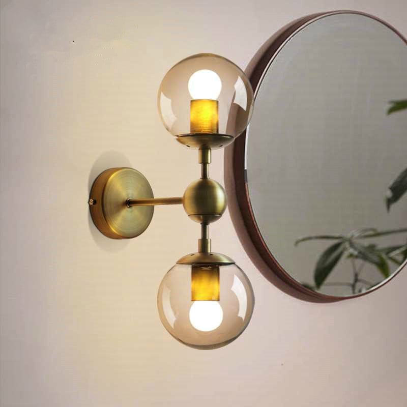 Luminaire mural Shonda en verre fumé | Marco Lucetti