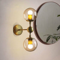 Luminaire mural Shonda en verre fumé | Marco Lucetti