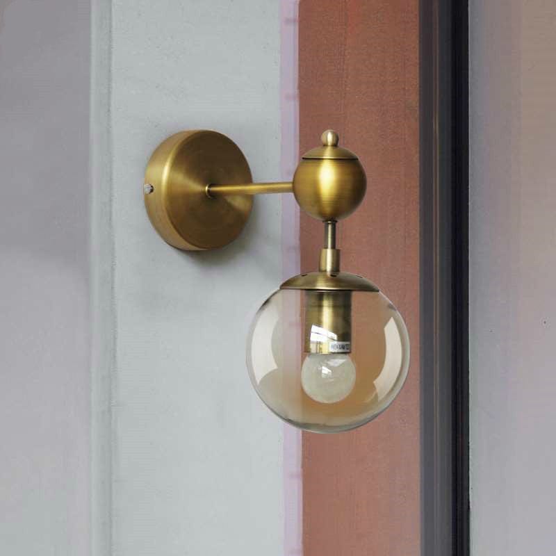 Luminaire mural Shonda en verre fumé | Marco Lucetti