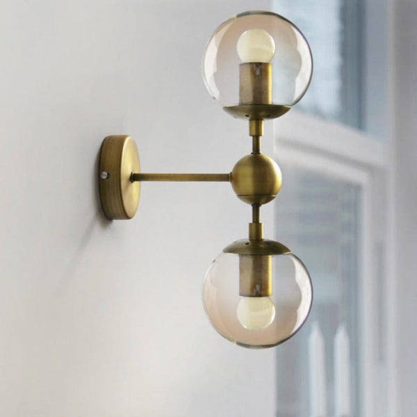 Luminaire mural Shonda en verre fumé | Marco Lucetti