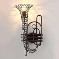 Luminaire Murale Fontaine Fer Loft Américain Vintage | Marco Lucetti Noir