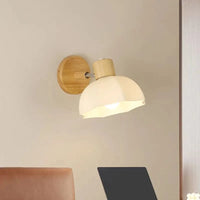 Luminaire Nordique Rotatif en Bois et Céramique | Marco Lucetti