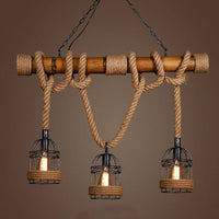 Luminaire Rustic Wood & Metal LED Suspension | Marco Lucetti