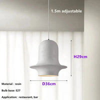 Luminaire Scandinave pour Restaurant: Suspension Noire | Marco Lucetti B-blanc / Lumière froide 6000K