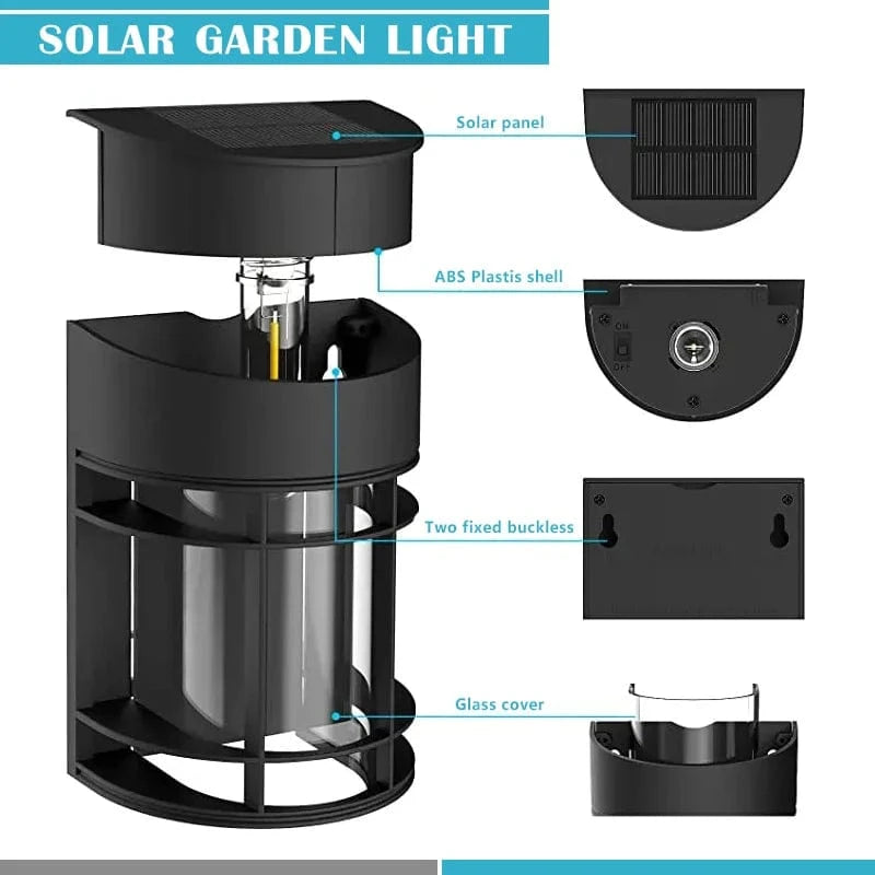 Luminaire solaire LED pour clôture et paysage. | Marco Lucetti