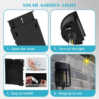 Luminaire solaire LED pour clôture et paysage. | Marco Lucetti
