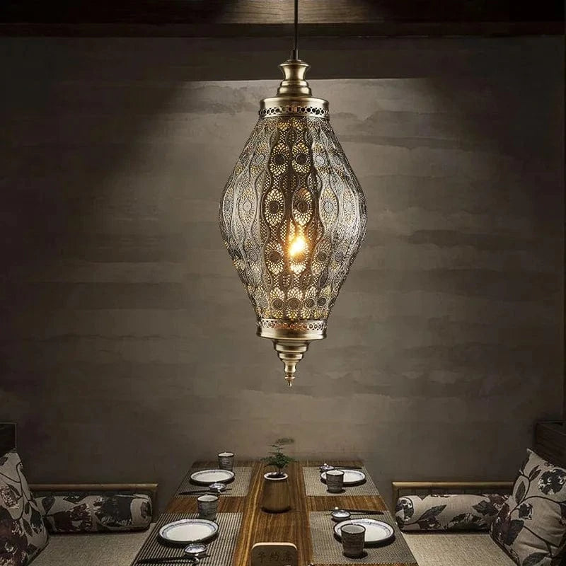 Luminaire Suspendu d'Inspiration Sud-Est Asiatique | Marco Lucetti