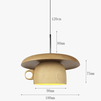 Luminaire suspendu en bois Creative Loft Home Lighting | Marco Lucetti