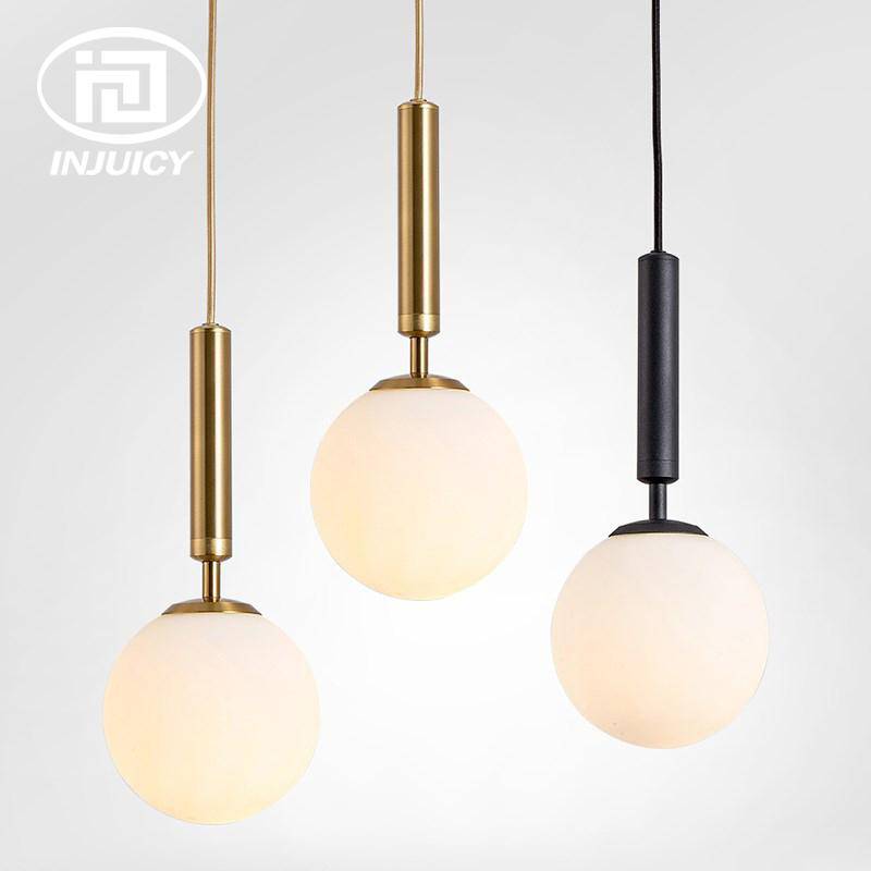 Luminaire suspendu en verre avec LED et support cylindrique | Marco Lucetti