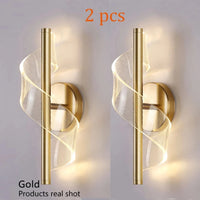 Luminaire Suspendu LED Chic | Marco Lucetti Applique 2pcs Or / Lumière froide / Chine