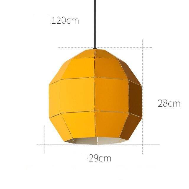 Luminaire suspendu LED scandinave en métal coloré | Marco Lucetti