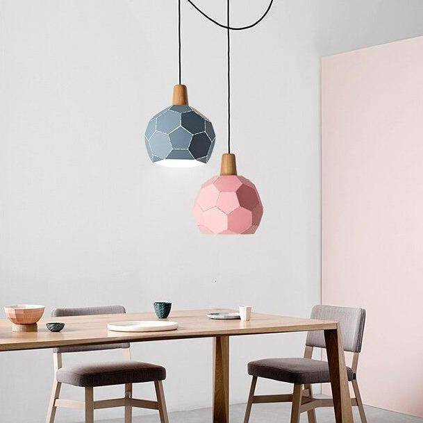 Luminaire suspendu LED scandinave en métal coloré | Marco Lucetti