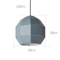 Luminaire suspendu LED scandinave en métal coloré | Marco Lucetti Gris / A