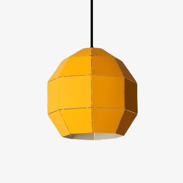 Luminaire suspendu LED scandinave en métal coloré | Marco Lucetti Jaune / A