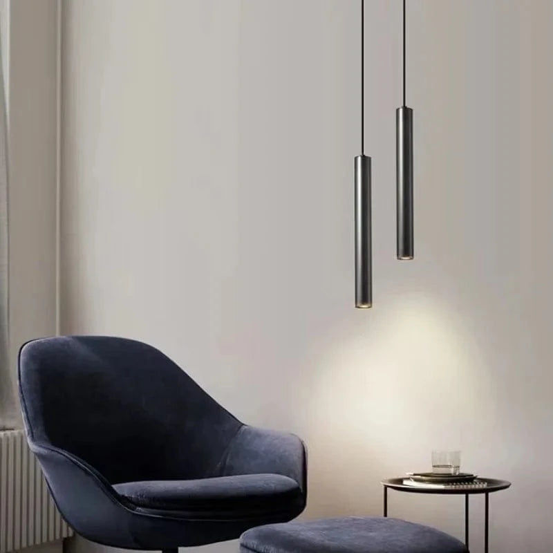 Luminaire Suspendu Long Tube LED Moderne | Marco Lucetti