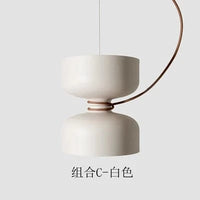 Luminaire Suspendu Nordika pour Salle à Manger, Décor Moderne Chambre & Salon | Marco Lucetti C2 / 220v / Blanc froid