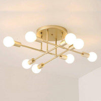 Plafonnier design métal multi-lampes Rod