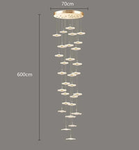 Luminaires d'intérieur pour un éclairage élégant de la maison | Marco Lucetti 30 têtes / Blanc froid