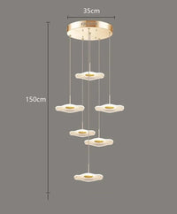 Luminaires d'intérieur pour un éclairage élégant de la maison | Marco Lucetti 6 têtes / Blanc froid