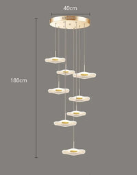 Luminaires d'intérieur pour un éclairage élégant de la maison | Marco Lucetti 8 têtes / Blanc froid