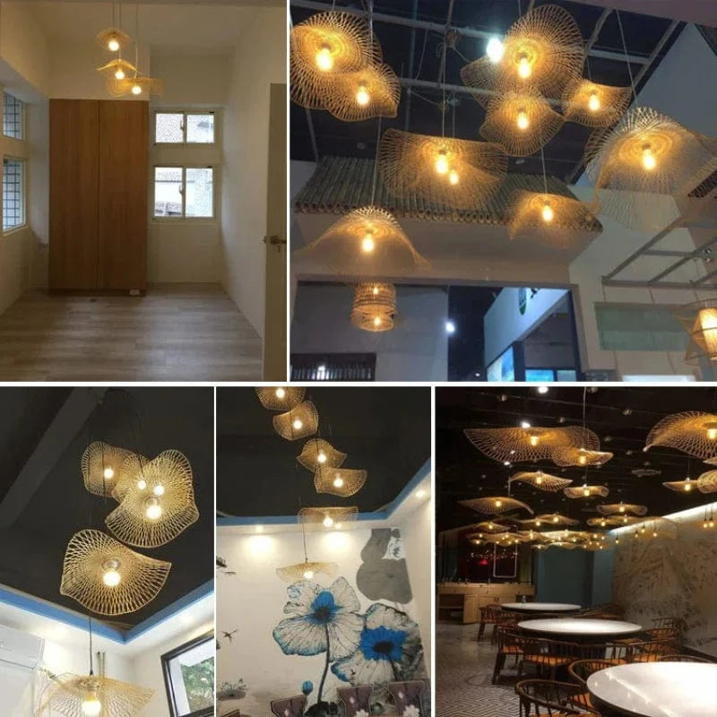 Luminaires en rotin tressé de bambou | Marco Lucetti