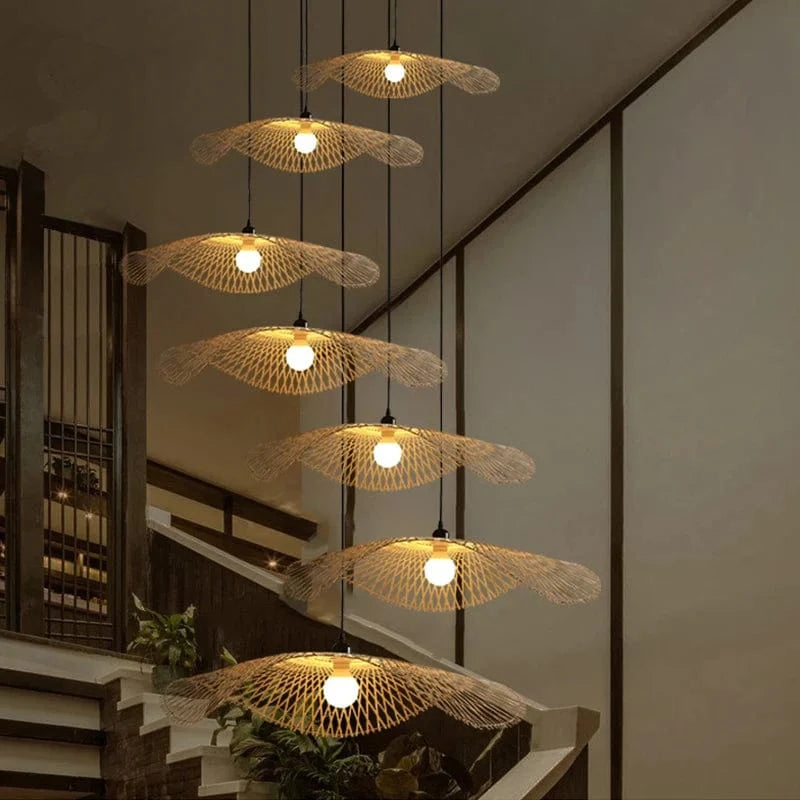 Luminaires en rotin tressé de bambou | Marco Lucetti