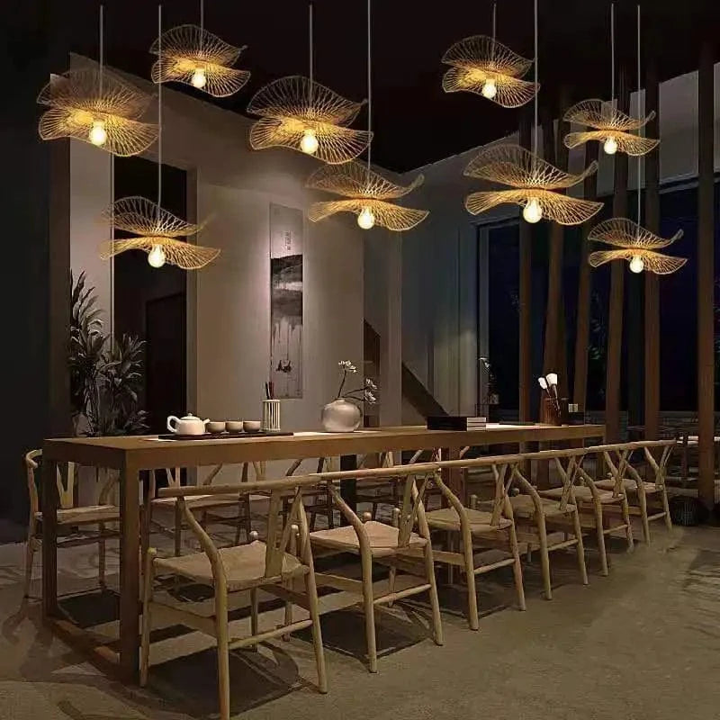 Luminaires en rotin tressé de bambou | Marco Lucetti