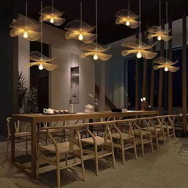 Luminaires en rotin tressé de bambou | Marco Lucetti