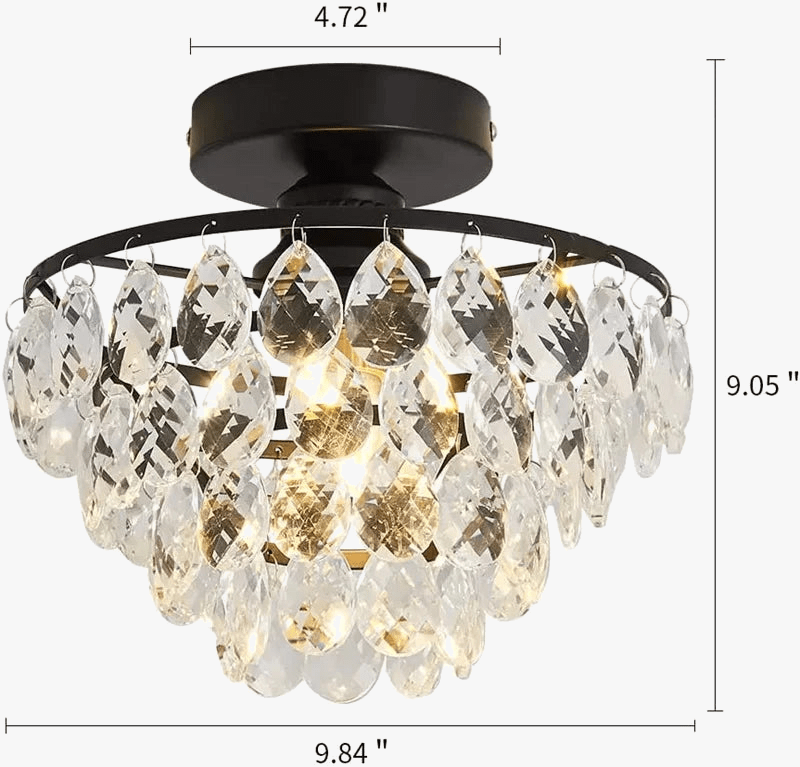 Luminaires LED en Cristal de Luxe - Plafonnier Décoratif | Marco Lucetti