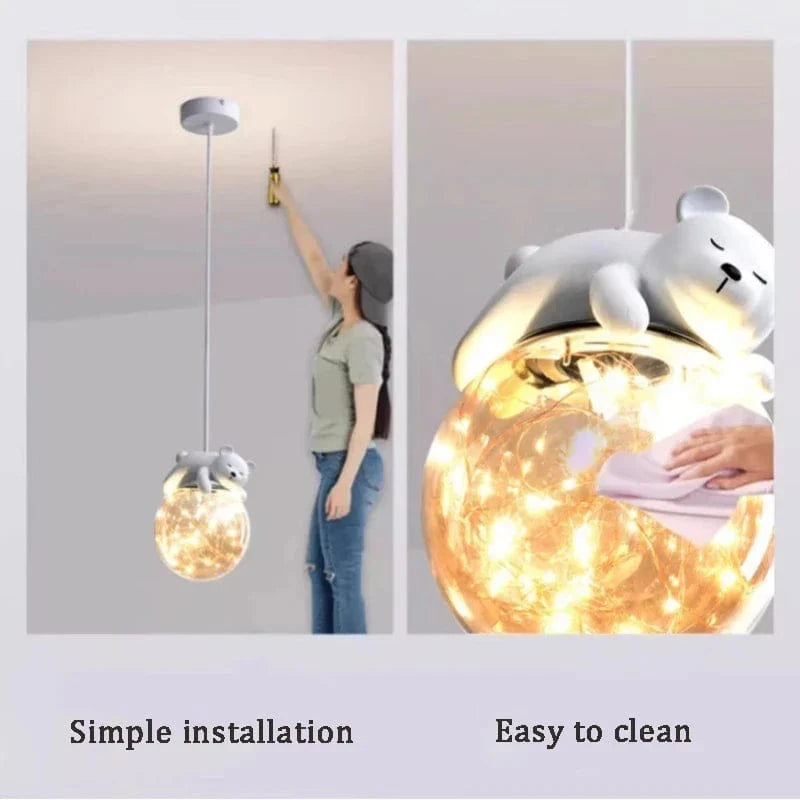 Luminaires pour chambre d'enfant: Blanc Ours Lapin | Marco Lucetti