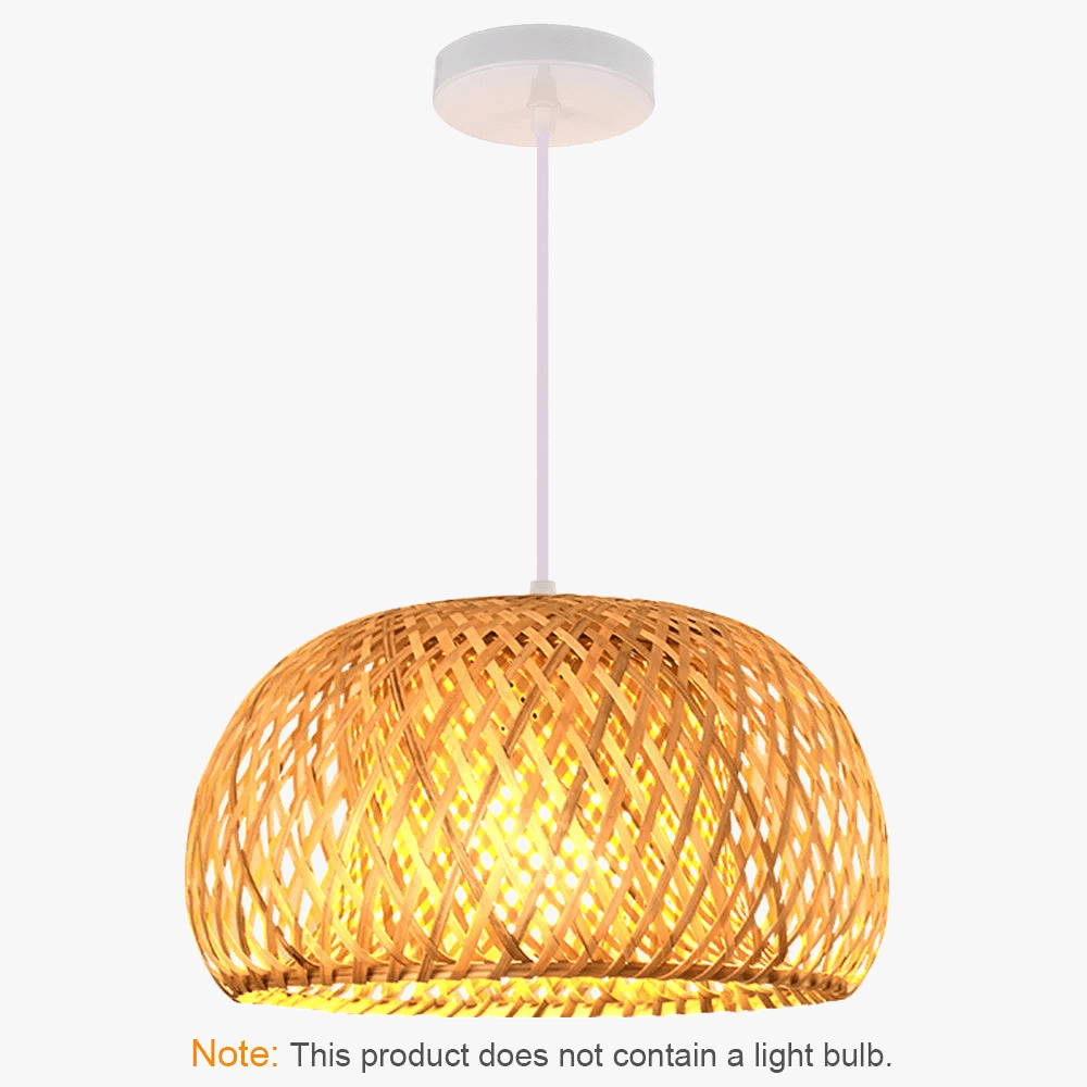Luminaires Suspendus Chinois en Bambou Tricoté | Marco Lucetti