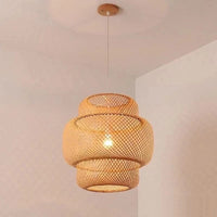 Luminaires Suspendus Chinois en Bambou Tricoté | Marco Lucetti