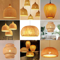 Luminaires Suspendus Chinois en Bambou Tricoté | Marco Lucetti