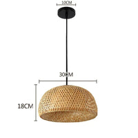 Luminaires Suspendus Chinois en Bambou Tricoté | Marco Lucetti A style 02