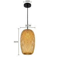 Luminaires Suspendus Chinois en Bambou Tricoté | Marco Lucetti Style B 02