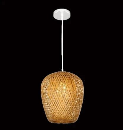 Luminaires Suspendus Chinois en Bambou Tricoté | Marco Lucetti Style C 02W
