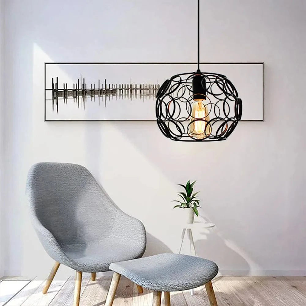 Luminaires suspendus industriels rétro en fer | Marco Lucetti