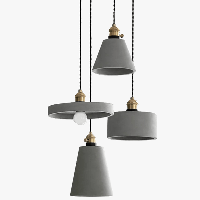 Luminaires suspendus LED en ciment nordique - Éclat nordique | Marco Lucetti