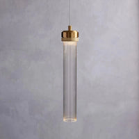 Luminaires suspendus LED modernes pour la maison: Éclairage en verre et en or | Marco Lucetti D65xH34mm