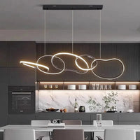 Luminaires suspendus modernes pour un éclairage intérieur stylé | Marco Lucetti Noir / Longueur 120cm / 71-80W | Blanc froid