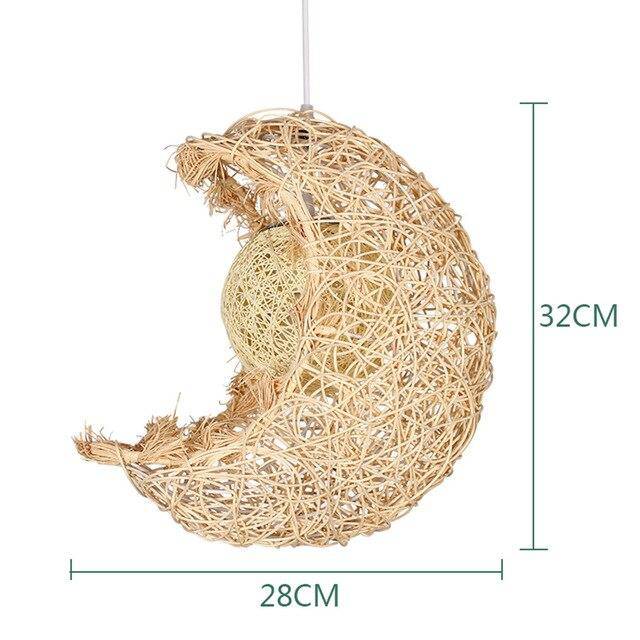 Lune Weaving - Suspension Élégante | Marco Lucetti Beige