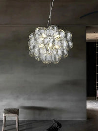  Lustre à bulles de verre nordique de luxe pour salle à manger, salon, chambre ou restaurant | Marco Lucetti