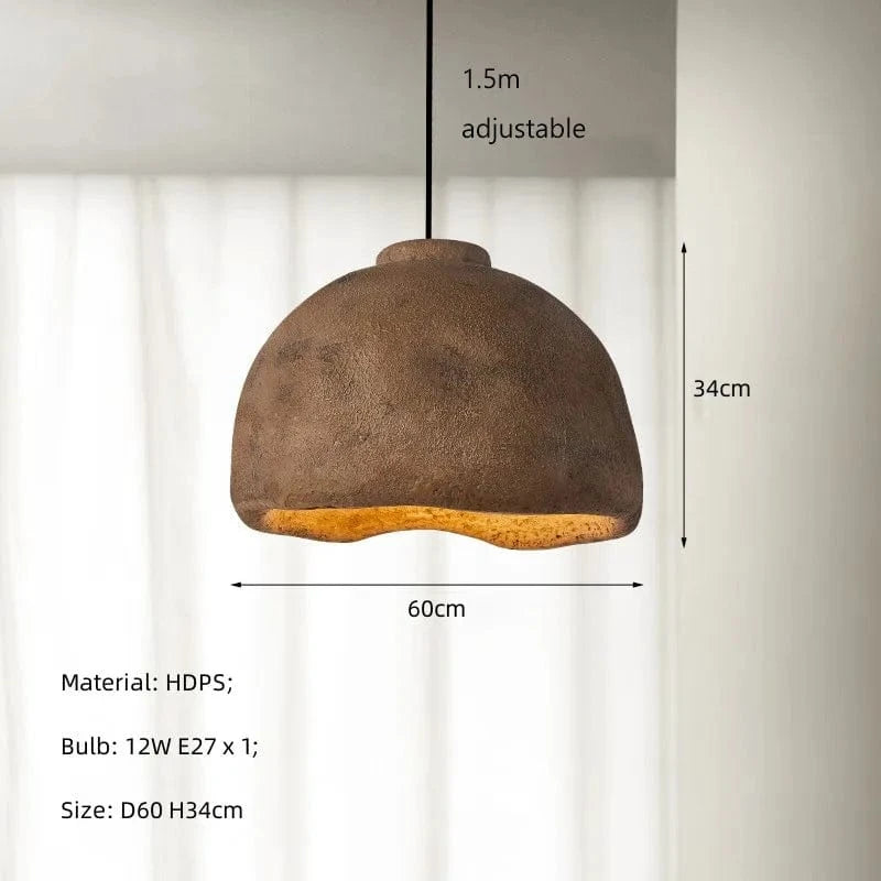 Lustre à LED Wabi-Sabi Nordique pour Décoration de Restaurant Bar Loft et Chambre | Marco Lucetti B 60 cm / 3 lumières modifiables