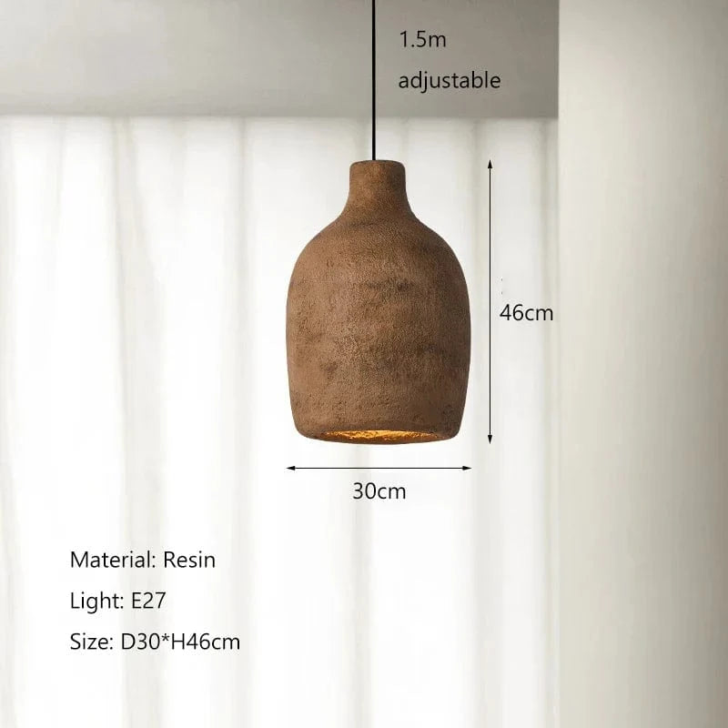 Lustre à LED Wabi-Sabi Nordique pour Décoration de Restaurant Bar Loft et Chambre | Marco Lucetti D D30cm / 3 lumières modifiables